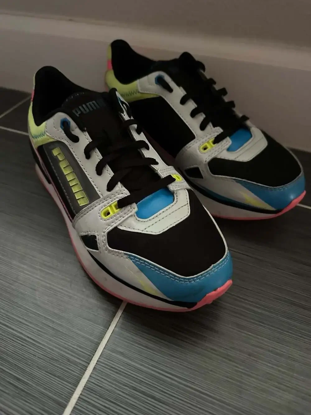 Puma Future Rider Neon Multi-Color Sneakers - Picture 2 of 8